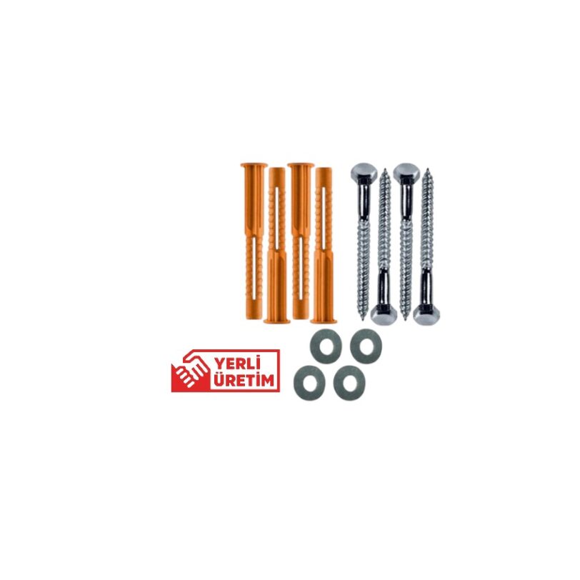 Klima Dış Ünite 8X120 MM Vida Dübel Takım (4 'LÜ)