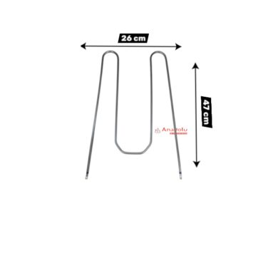 M Tipi Fırın Rezistansı 1000w 220v 6.5 Krom